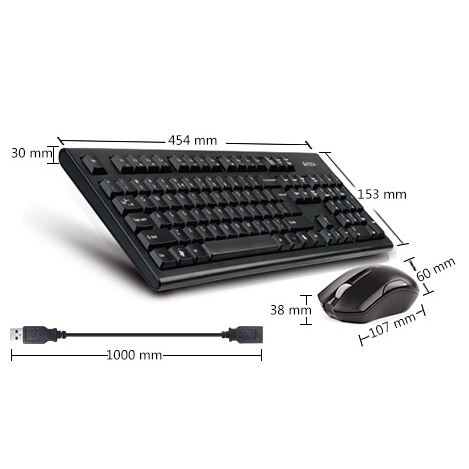 KEYBOARD MOUSE WIRELESS A4TECH A4 TECH 3000N PAKETAN