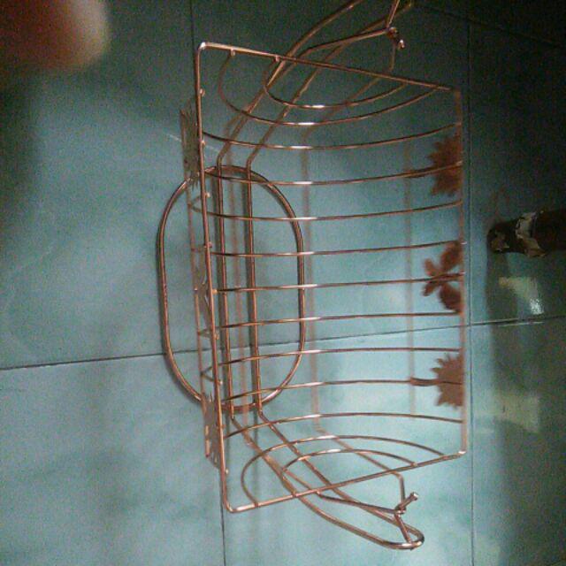 Bistro Ob-11101-rose Oblong Fruit Basket Rose Gold Tempat Buah / Rak Buah