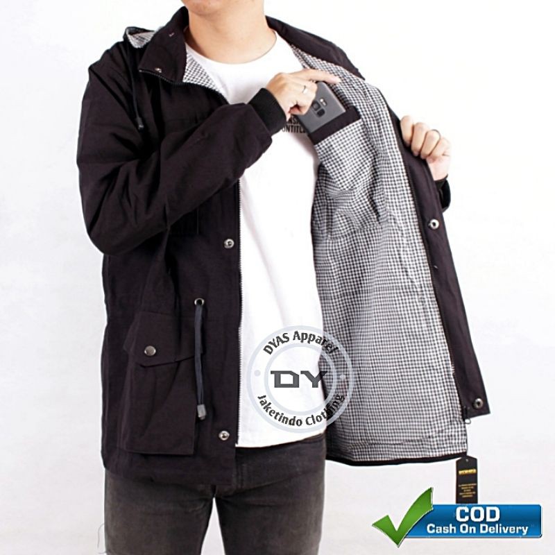 JAKET PARKA KANVAS PREMIUM | Shopee Indonesia