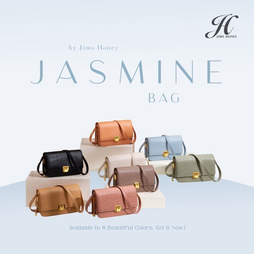 Jims Honey Jasmine Bag  Tas Selempang Wanita Impor Fashion Cewek Korea Sling Elegan Classic Murah Ori