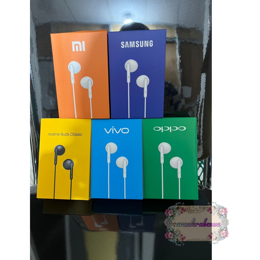 BM045 HF BRANDED R13 MH133 / HEADSET / HEDSET /HANDSFREE / EARPHONE Vivo oppo xiaomi SB951