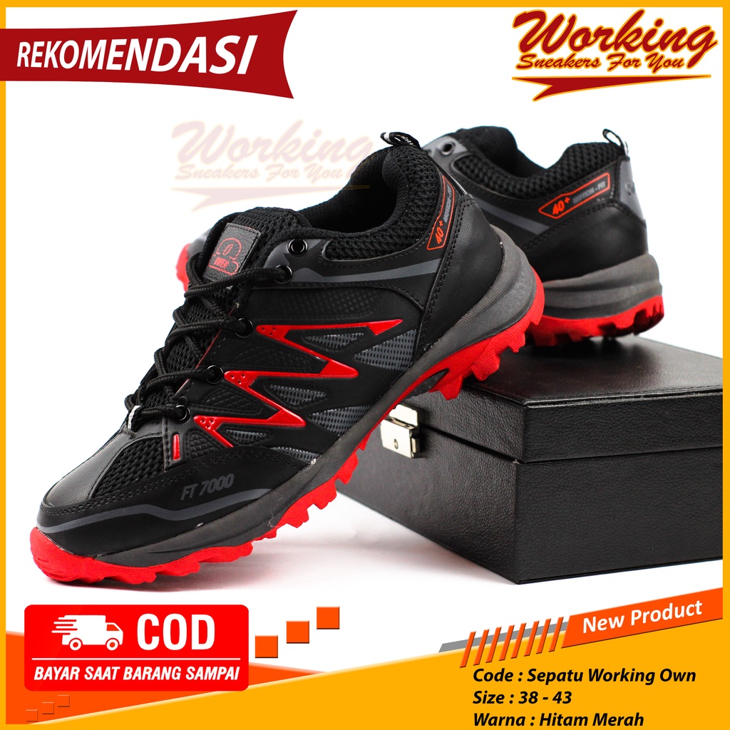 Sepatu Pria Working Own Pendek // Sepatu Tracking // Sepatu Hiking