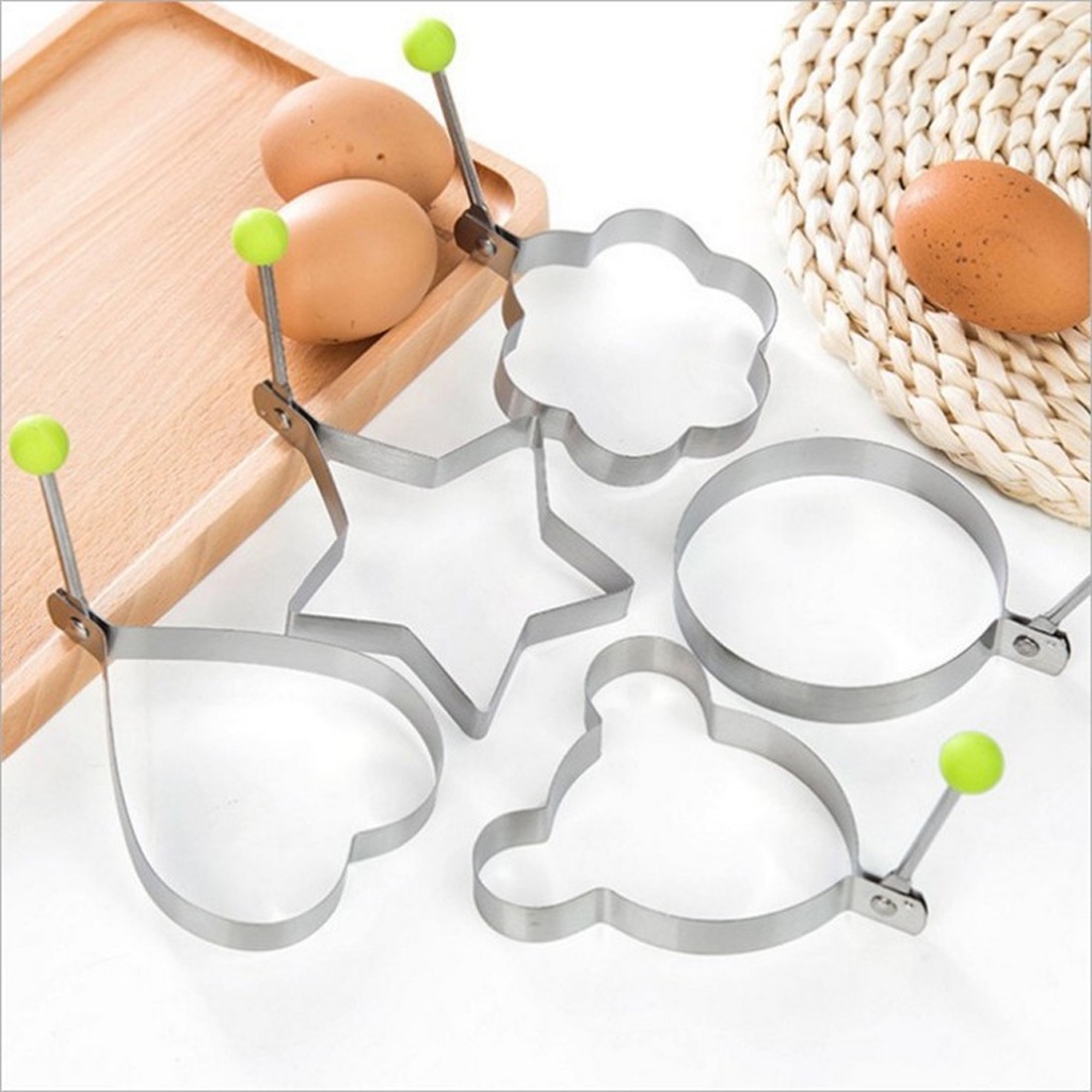 ☛TK☚ Cetakan Telur Karakter Telor Ceplok Mata Sapi Dadar Goreng Stainless Steel Pancake R764