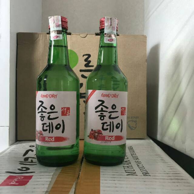 Soju pomegranate good day import korea
