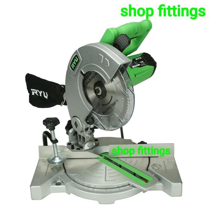 Anna | Ryu Rms 180 Mesin Potong Alumunium Kayu Mitre Saw 7" Miter Saw 7" Inch