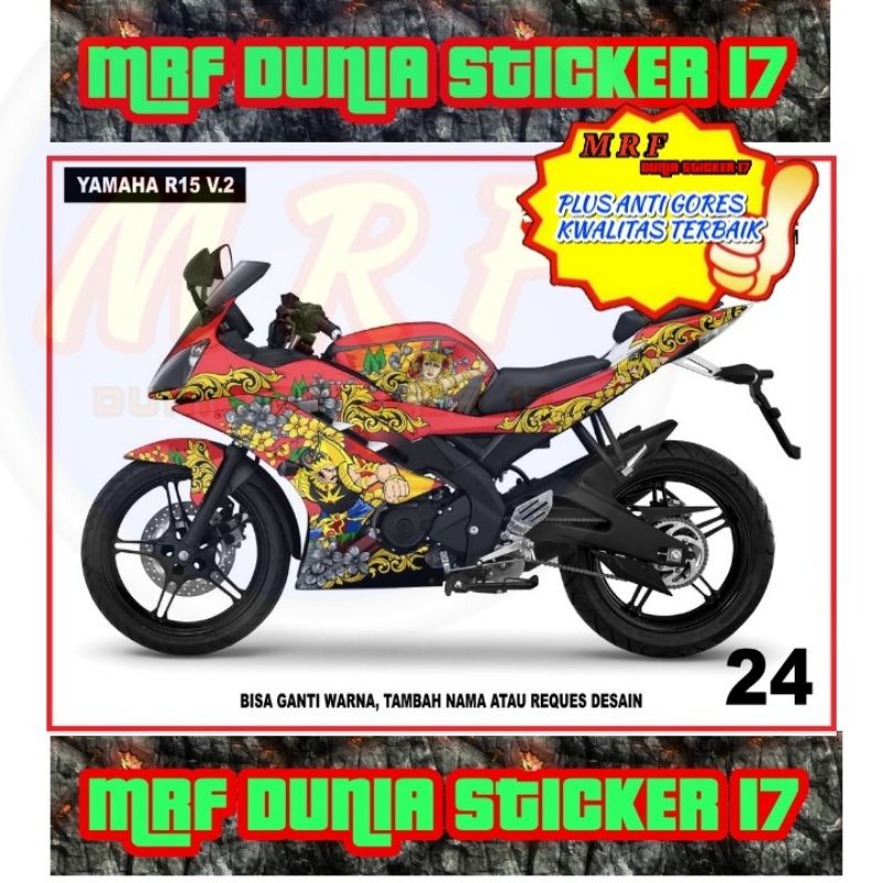 Decal Stiker Motor Yamaha R15 V2 Full Body Modifikasi 24