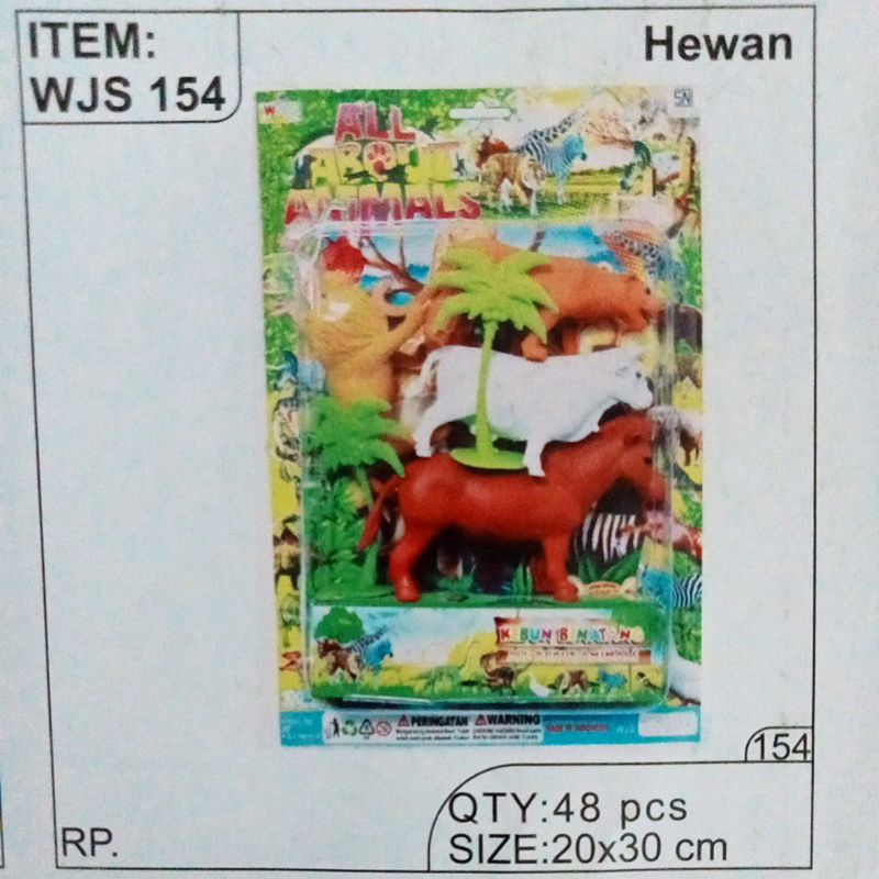 WJS154 - Mainan Boneka Patung Hewan Peliharaan Mika isi 5 pc WJS 154