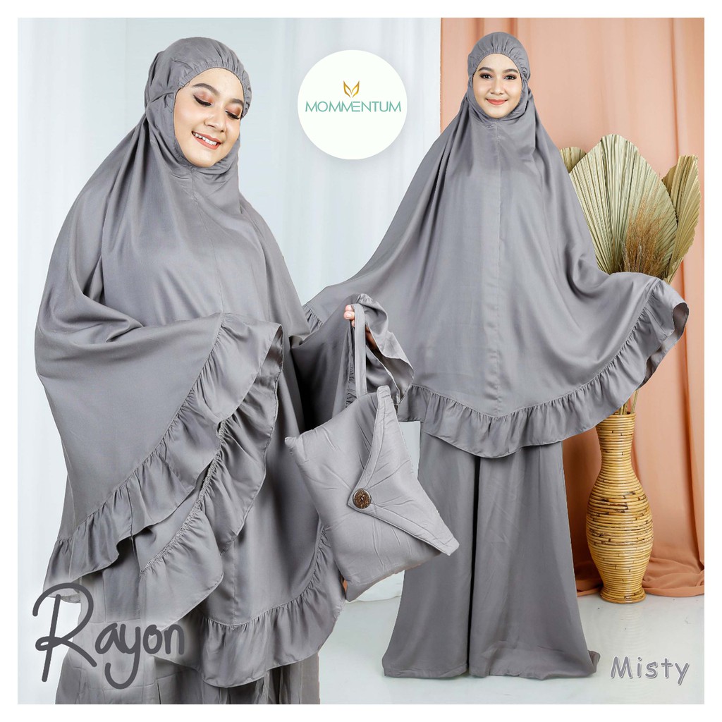 Mukena Rayon - Mukena Polos - Mukena Rayon Warna
