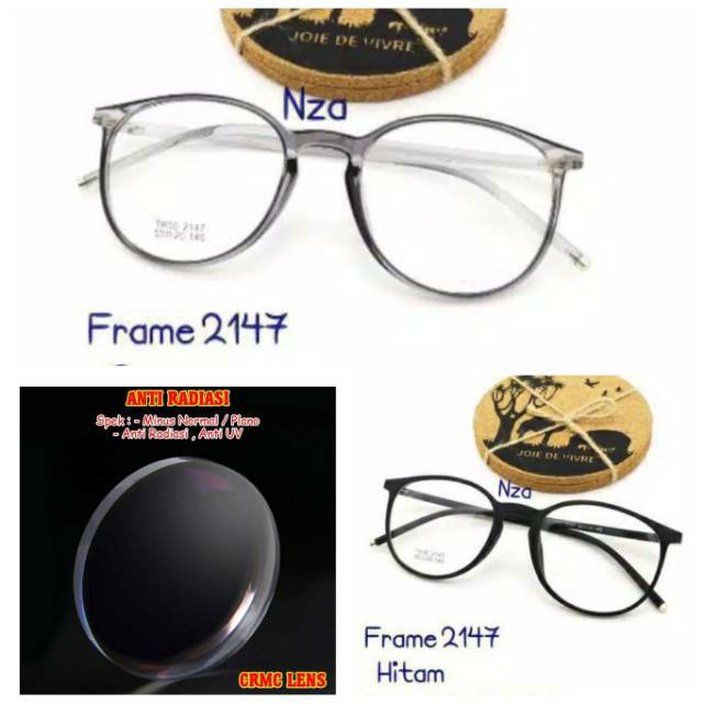 Frame Kacamata Trendy &amp; Terbaru, Kaca mata Anti Radiasi, Kacamata Minus, Kaca mata Pria &amp; Wanita