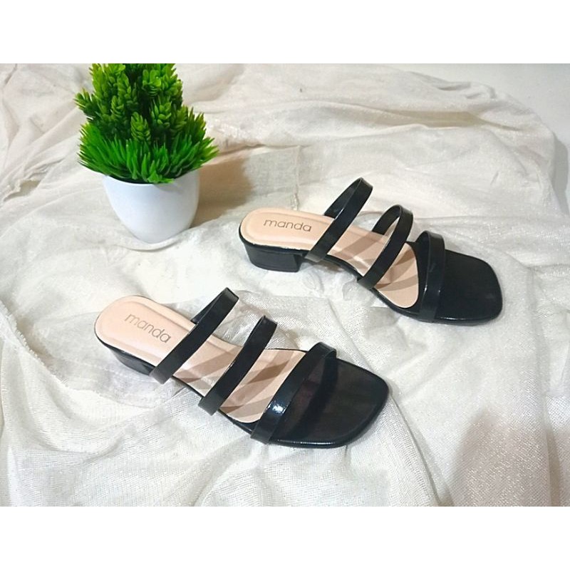 SANDAL WANITA HAK tahu  3cm w23