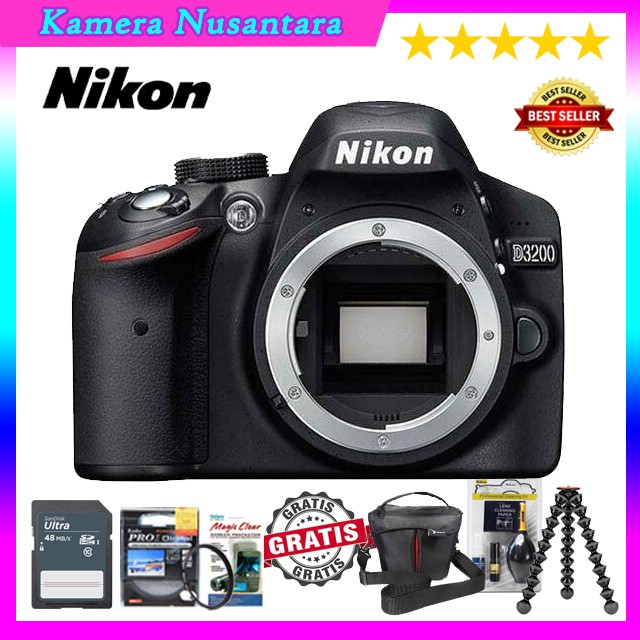 KAMERA NIKON D3200 BODY ONLY / D3200 BO - ORIGINAL