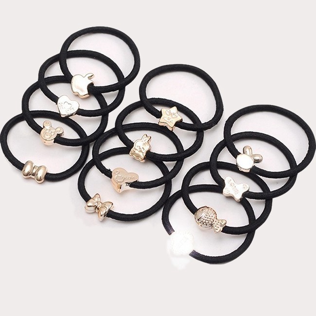 Wild tying hair ring，Cincin Rambut Imut Gaya Korea