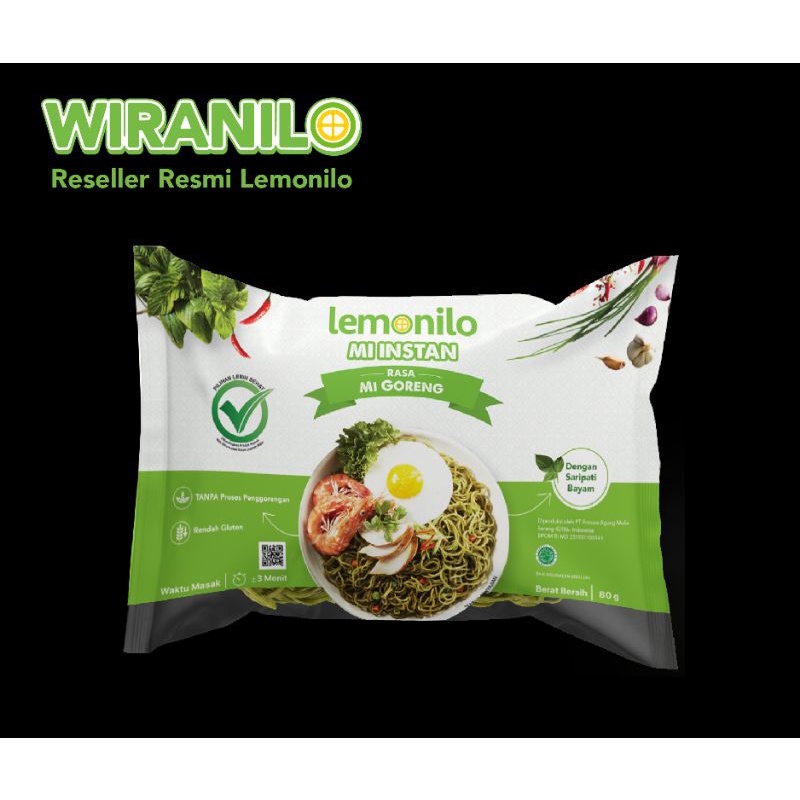 

LEMONILO mie instan RASA MIE GORENG 80gr