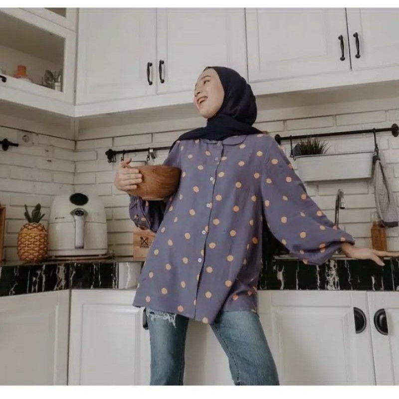 Lilo Blouse vanilla Hijab