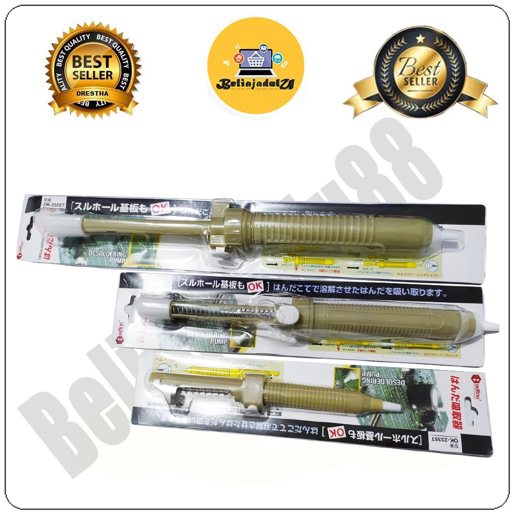 Beliajadulu88 Desoldering Pump/Solder Sucker/Sedotan Solder Goot
