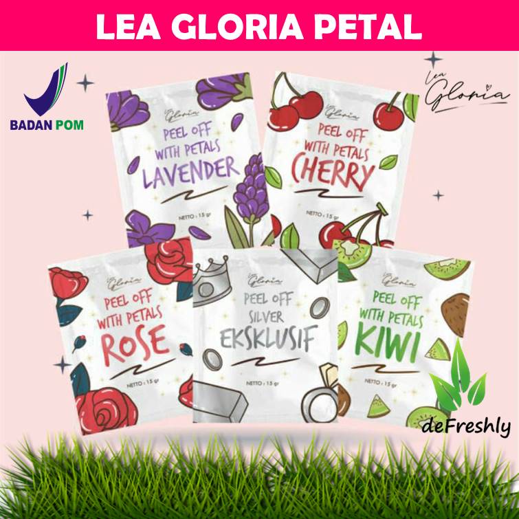 [FREE GIFT] BPOM Peel Off Mask Petals By Lea Gloria 15 gram MASKER PEEL-OFF Lea Gloria Petal