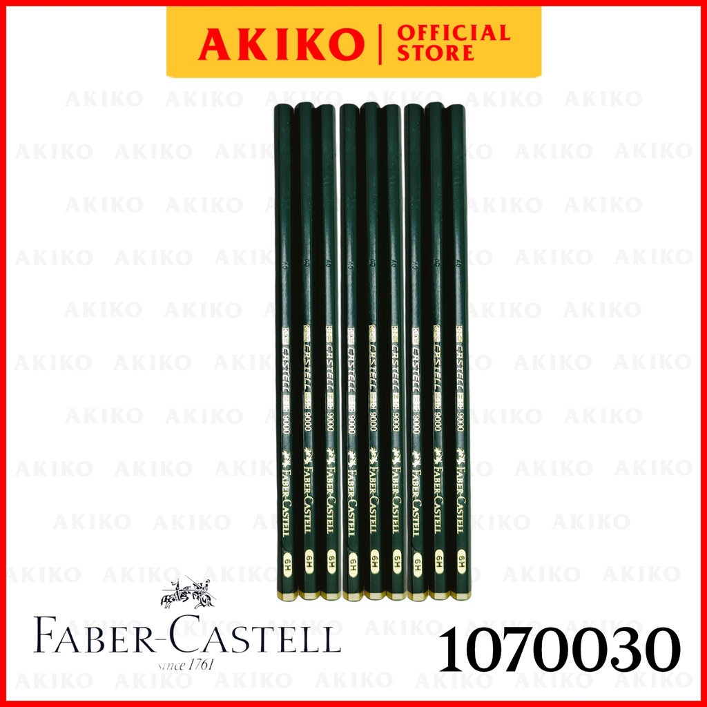 

Black Pencil Castel 9000 6H Faber-Castell