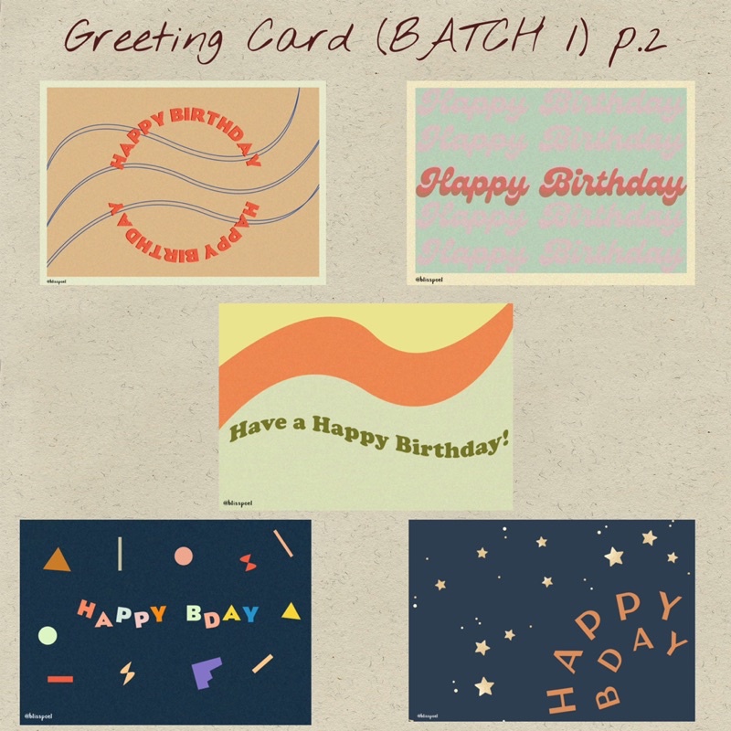 

Greeting Card (Kartu Ucapan - BATCH 1) P.2