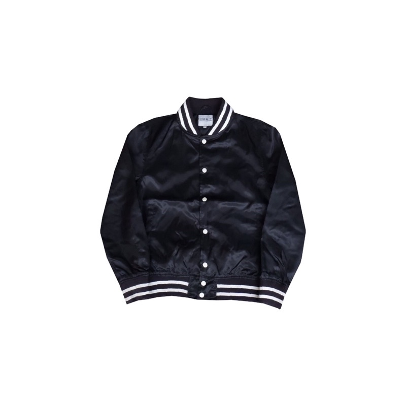 Future Bullet Satin Varsity Jacket