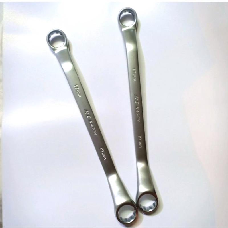 Kunci Ring 17 x 19 mm KAGON Kunci Double Ring 17 - 19 mm Kunci Ring Ring Set Kunci Ring Pas 17x19 mm