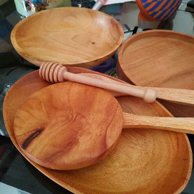 Nampan Penampan Gelas Mini | Baki Tempat Saji | Tray Kayu Gelas