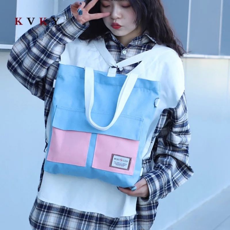 Tote Bag Wanita Tas Selempang Korea Murah Terbaru