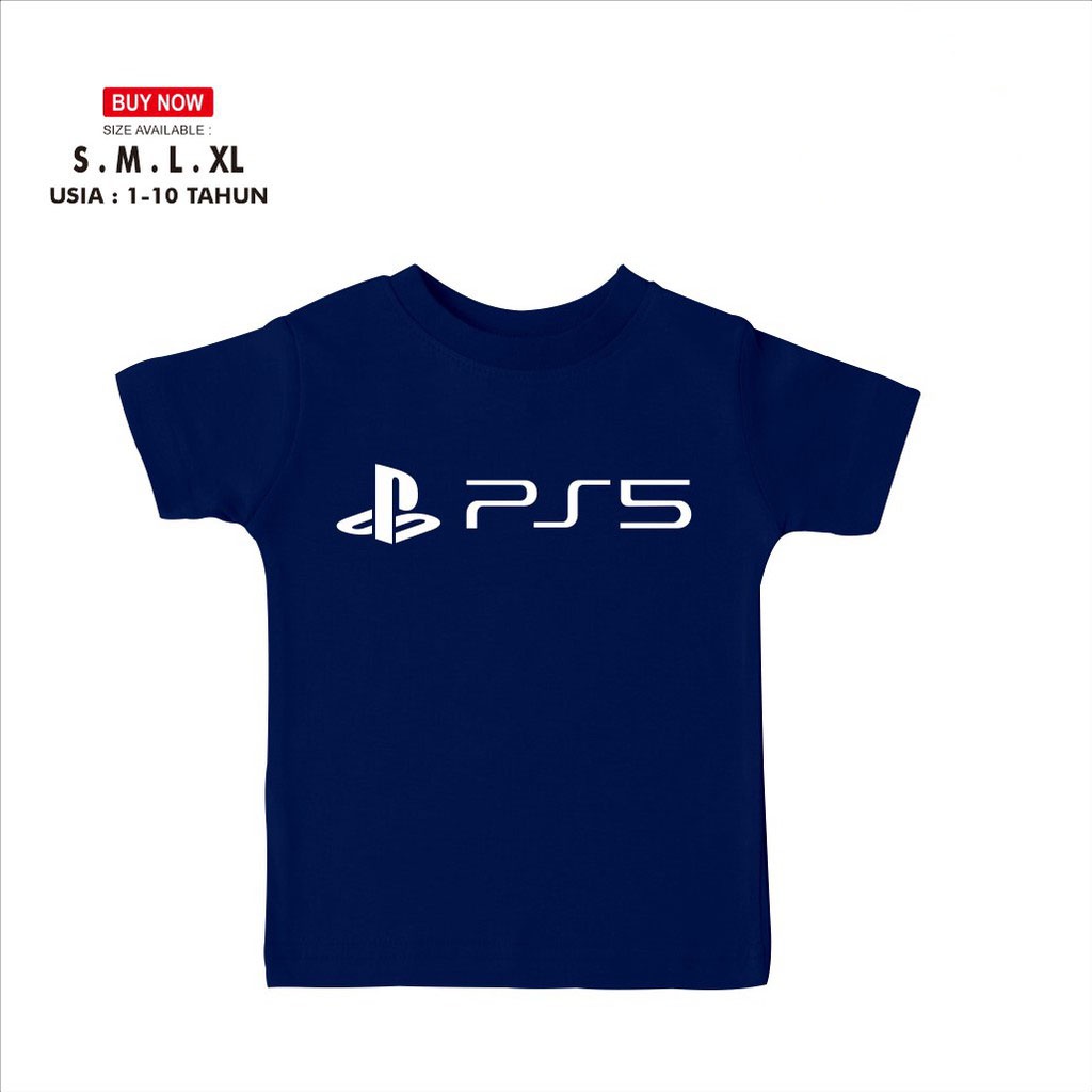 kaos anak ps5 games / baju anak games playstation 5
