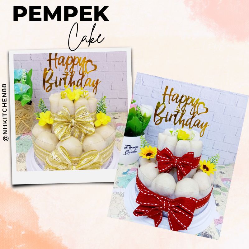 

Pempek Tart / Pempek Cake Ultah MINI Ikan Tenggiri Asli Super /Pempek Tower