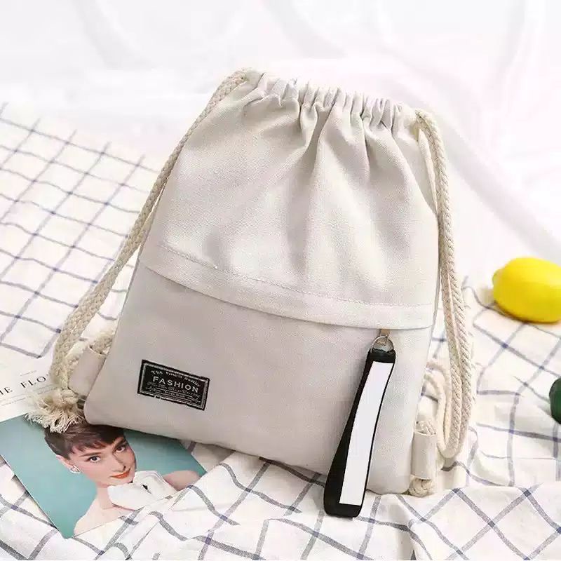 SANSURBAGS RANSEL SERUT WANITA HOME - Stringbag Korea Termurah