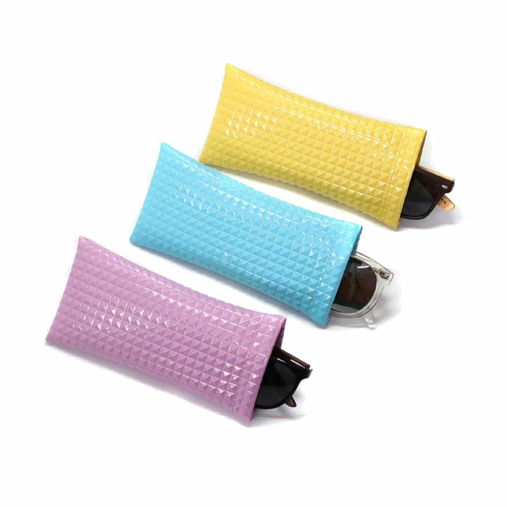 1 Pcs Pouch / Dompet Jewel [ Hitam ] Kacamata Motif Mote 18 x 9 cm - POUCH JEWEL