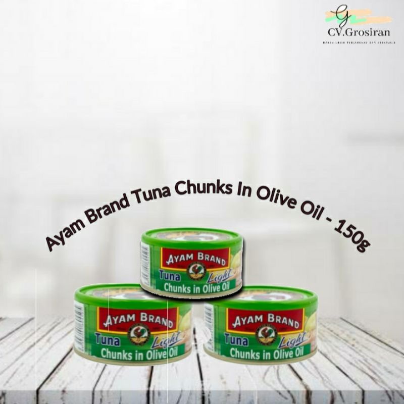 Jual Ikan Tuna Ayam Brand Chunks In Olive Oil 150g Indonesia Shopee