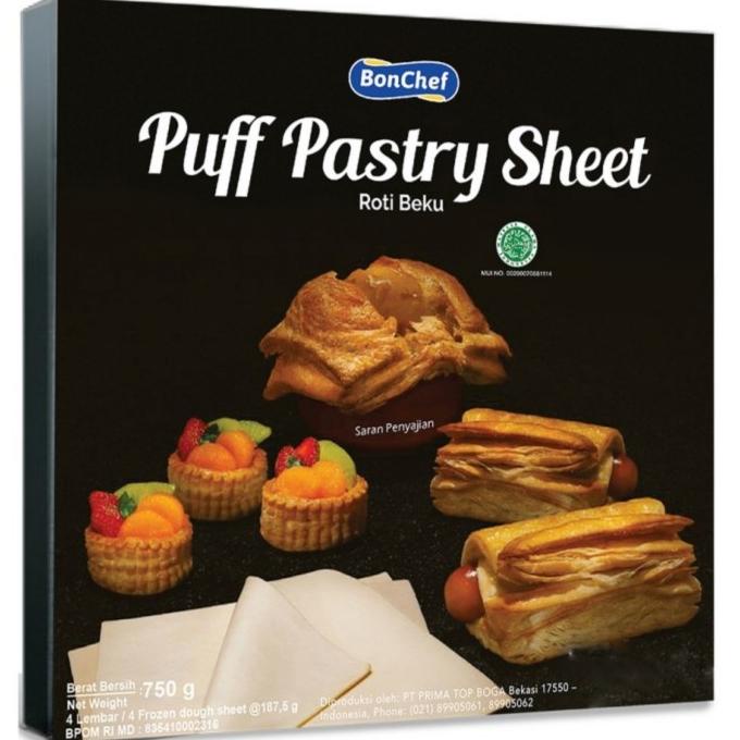 

Puff Pastry Sheet Bonchef 750 gram TERLARIS TERPERCAYA ORIGINAL