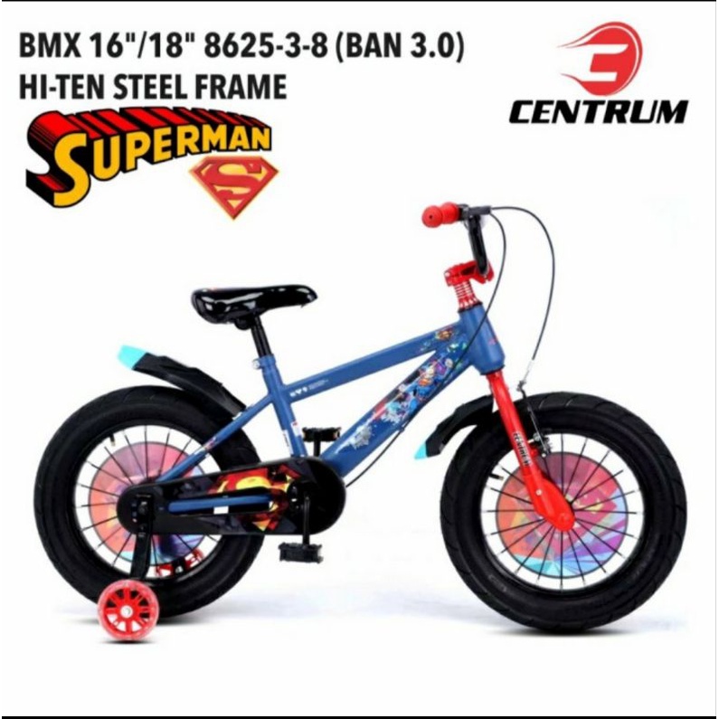 Sepeda Anak BMX 16 inch Centrum SUPERMAN