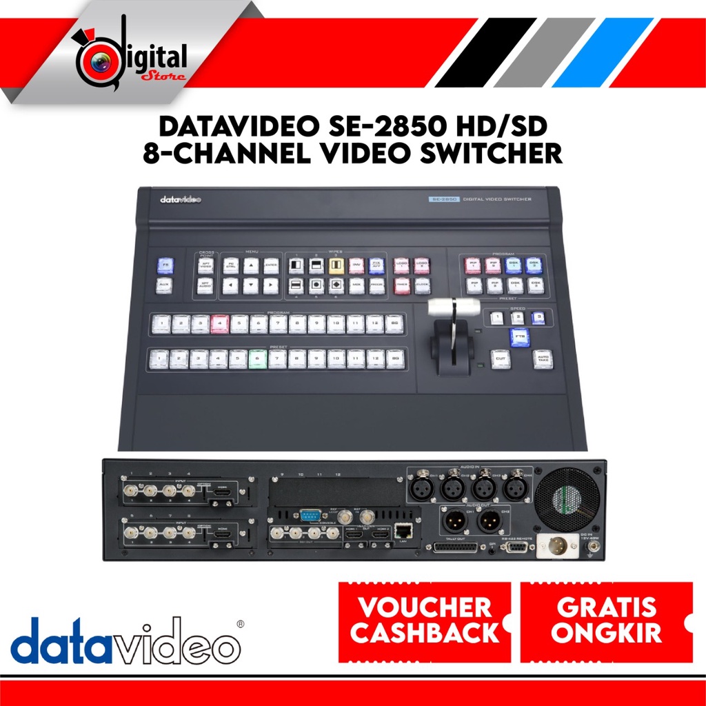 Datavideo SE-2850 HD/SD 8-Channel Video Switcher