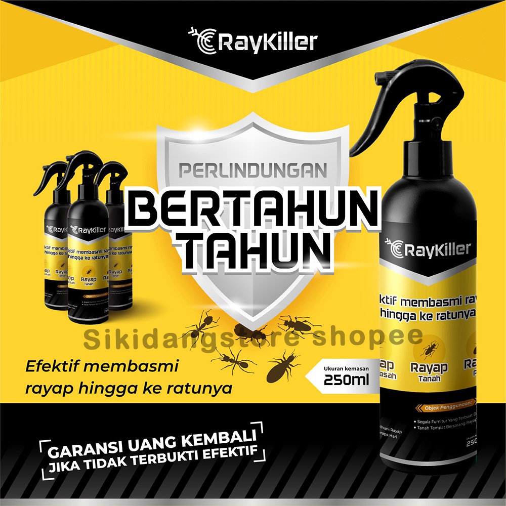 RayKiller Obat Pembasmi Rayap Khusus Furnitur Rumah Original Bergaransi