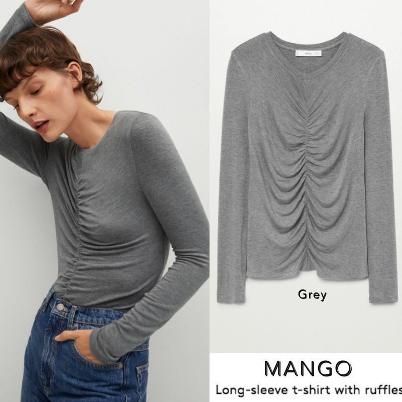 M*NGO LONGSLEEVE BLOUSE/KAOS WANITA