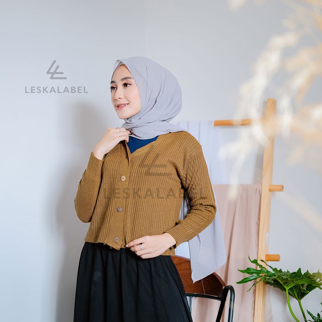 Cardigan Rajut Crop Wanita Sweater Premium Murah dan Tebal