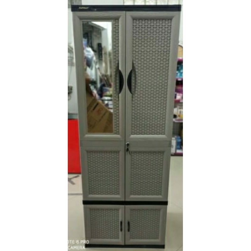 Lemari PLastik Napolly Jumbo CABRO G 81X.3R CK+Gantungan