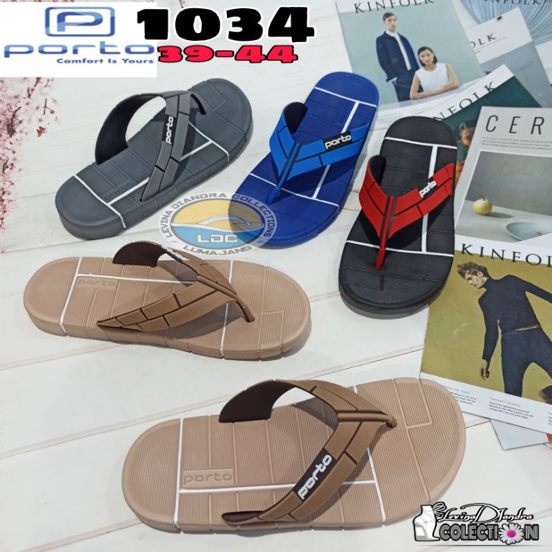 SANDAL JEPIT KARET PORTO 1034 DEWASA (39-44)