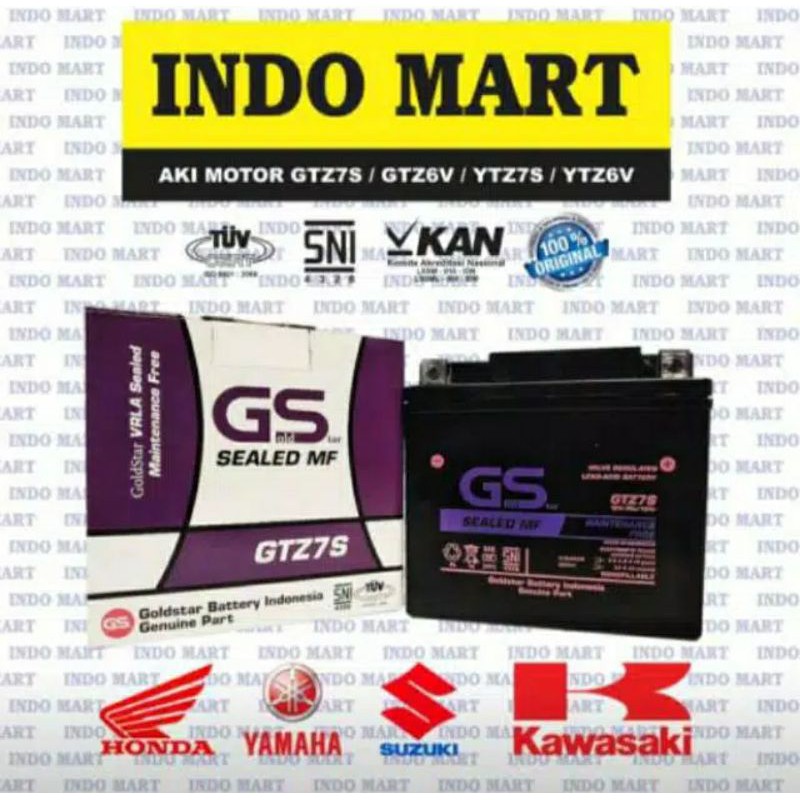 Jual Aki Motor Suzuki Raider Satria Fu Gsx R Gsx S Kawasaki Klx Gtz S Gs Gold Star Accu