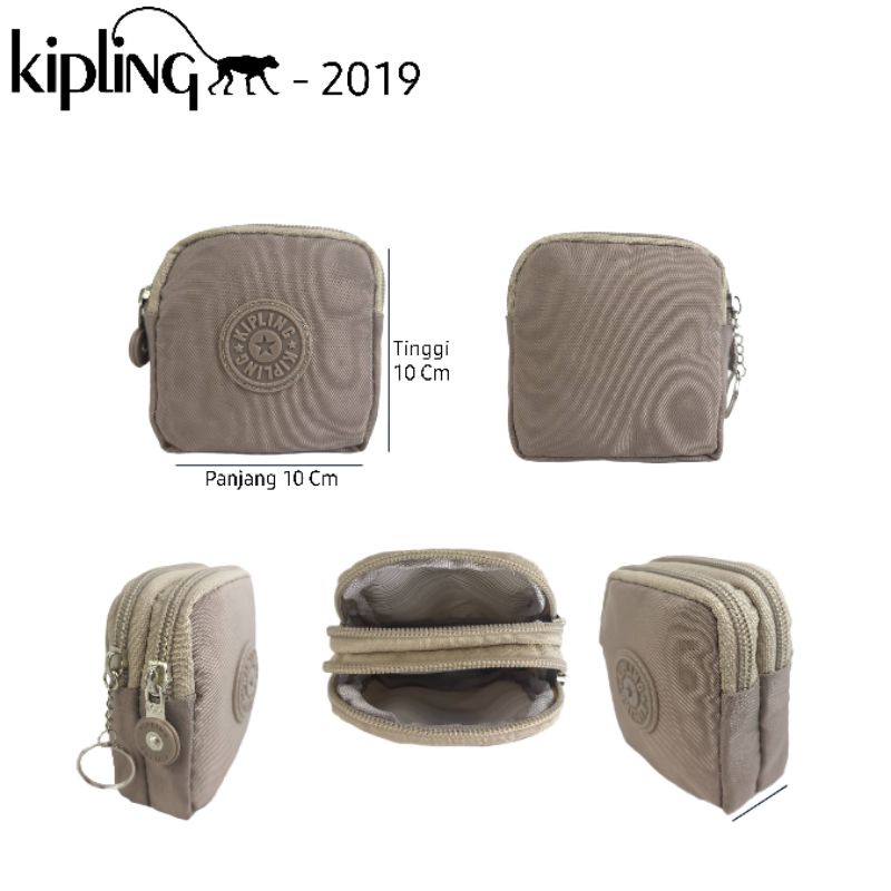 Tempat Koin Kipling 2019 Polos import bagus