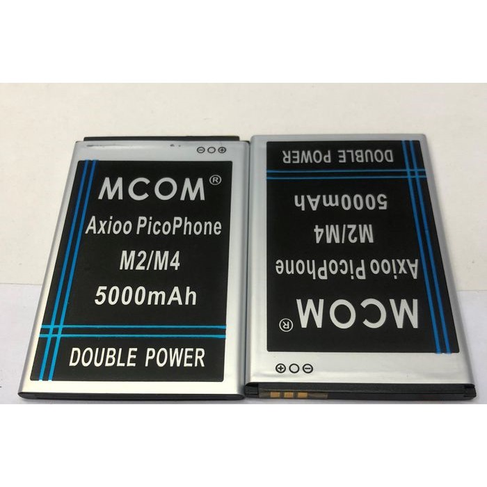 Battery Batre Baterai Double Power Mcom Axio Axioo Picophone M4 M4U Plus