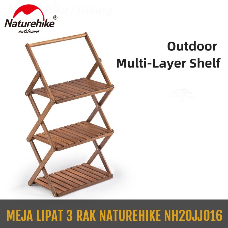 RAK MEJA LIPAT 3 SUSUN NATUREHIKE NH20JJ016