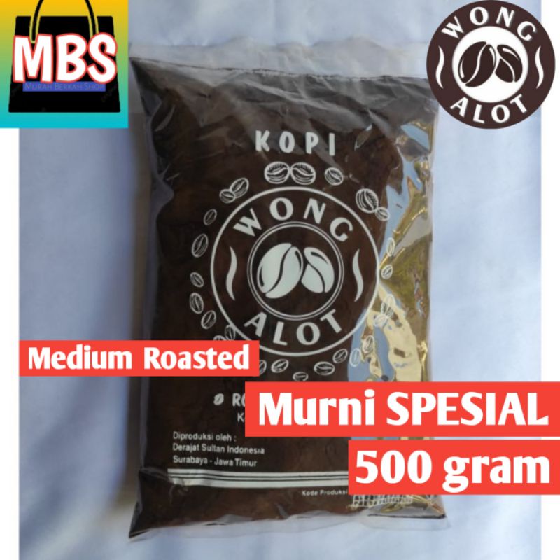 

KOPI BUBUK ROBUSTA MURNI SPESIAL WONG ALOT 500 GRAM DAMPIT MALANG ISTIMEWAH