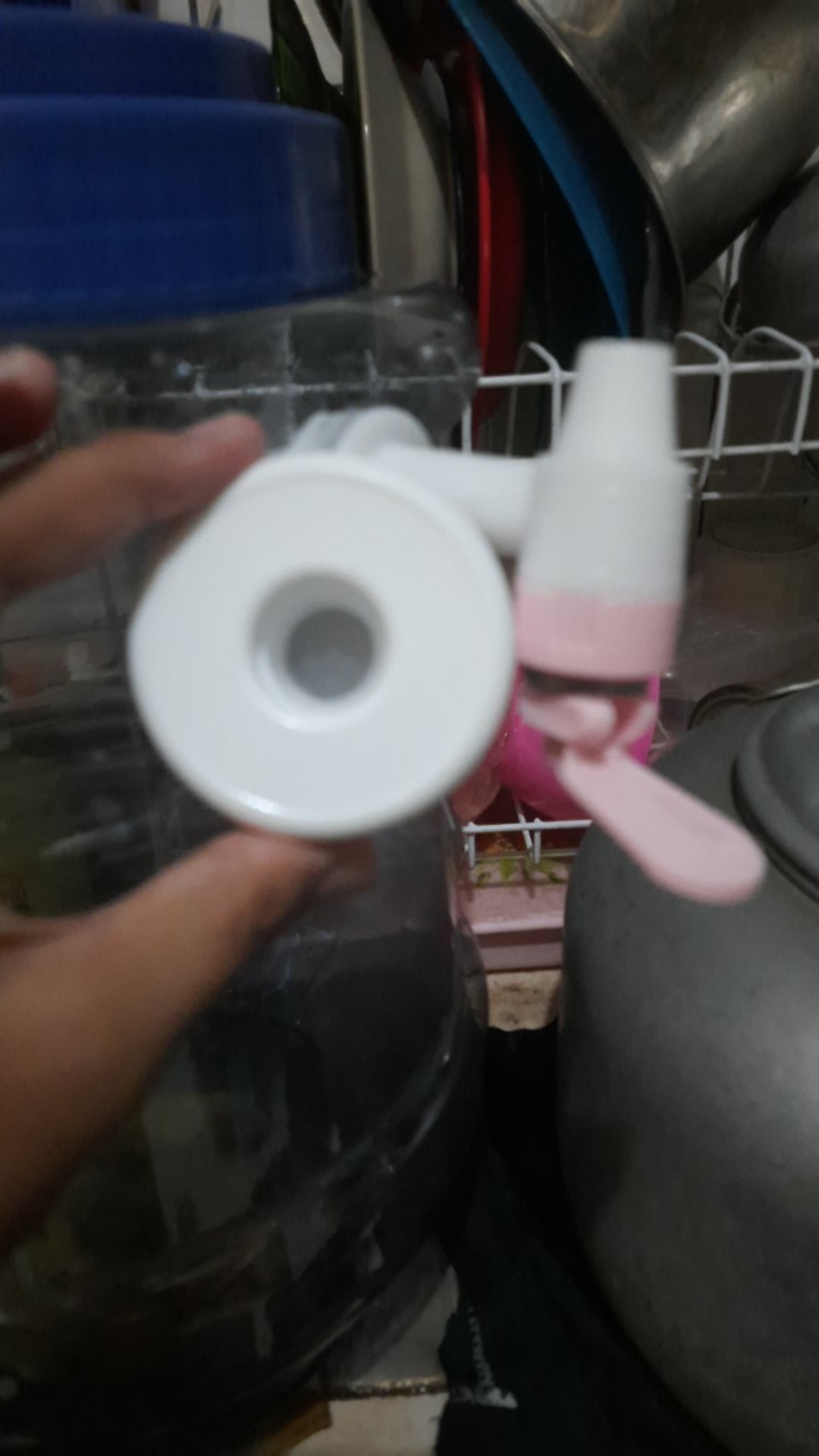 Kenmaster Kran Aqua Pencet Merah