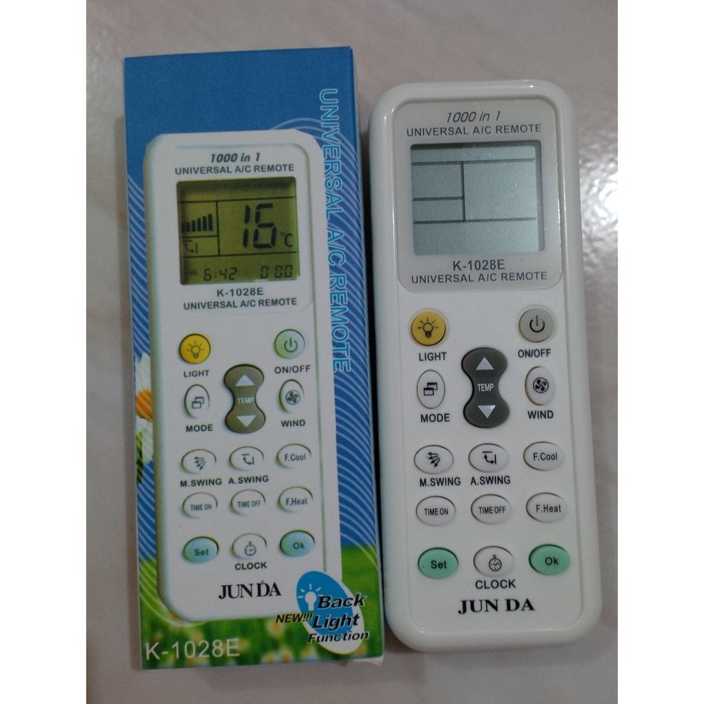 SD4 Remote AC Multi Universal Jun Da K-1028E Remot Control Ac Berbagai Merk MPRO2