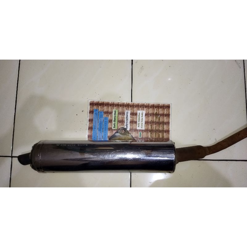 knalpot satria fu 150 2006-2015 standar ori Suzuki copotan motor