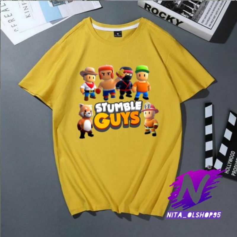 stumble guys kaos anak stumble guys baju kaos anak dan dewasa