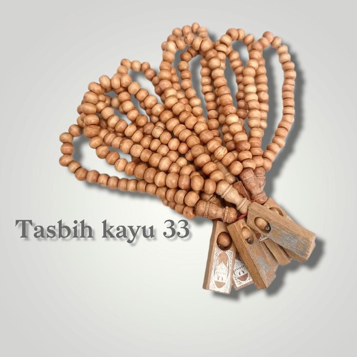 TASBIH KAYU 33 | SOUVENIR TASBIH | SOUVENIR MURAH | SOUVENIR HAJI UMROH | TASBIH MURAH |TASBIH KAYU 