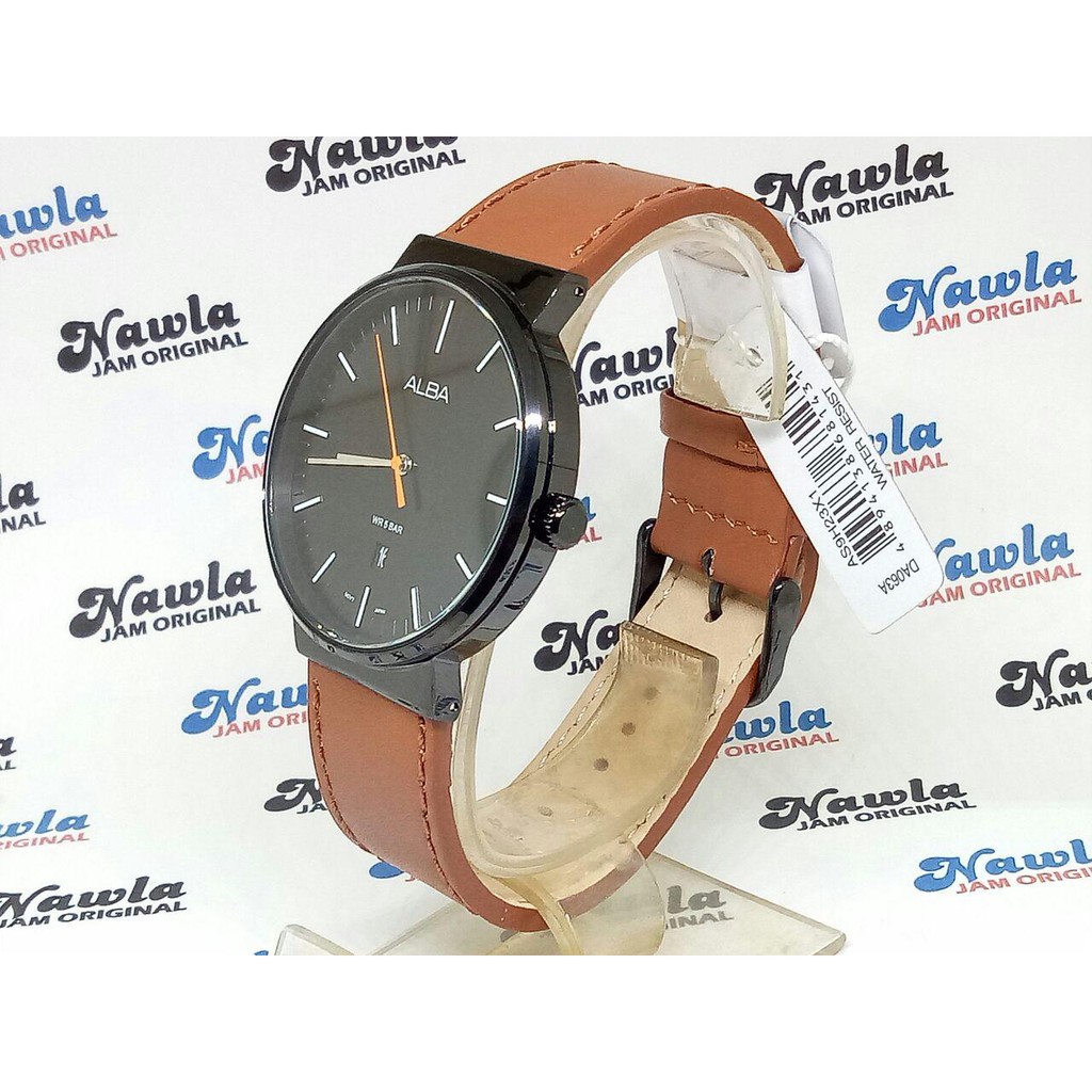 Alba Quartz AS9H23X1 Analog Black Dial - Jam Tangan Pria AS9H23